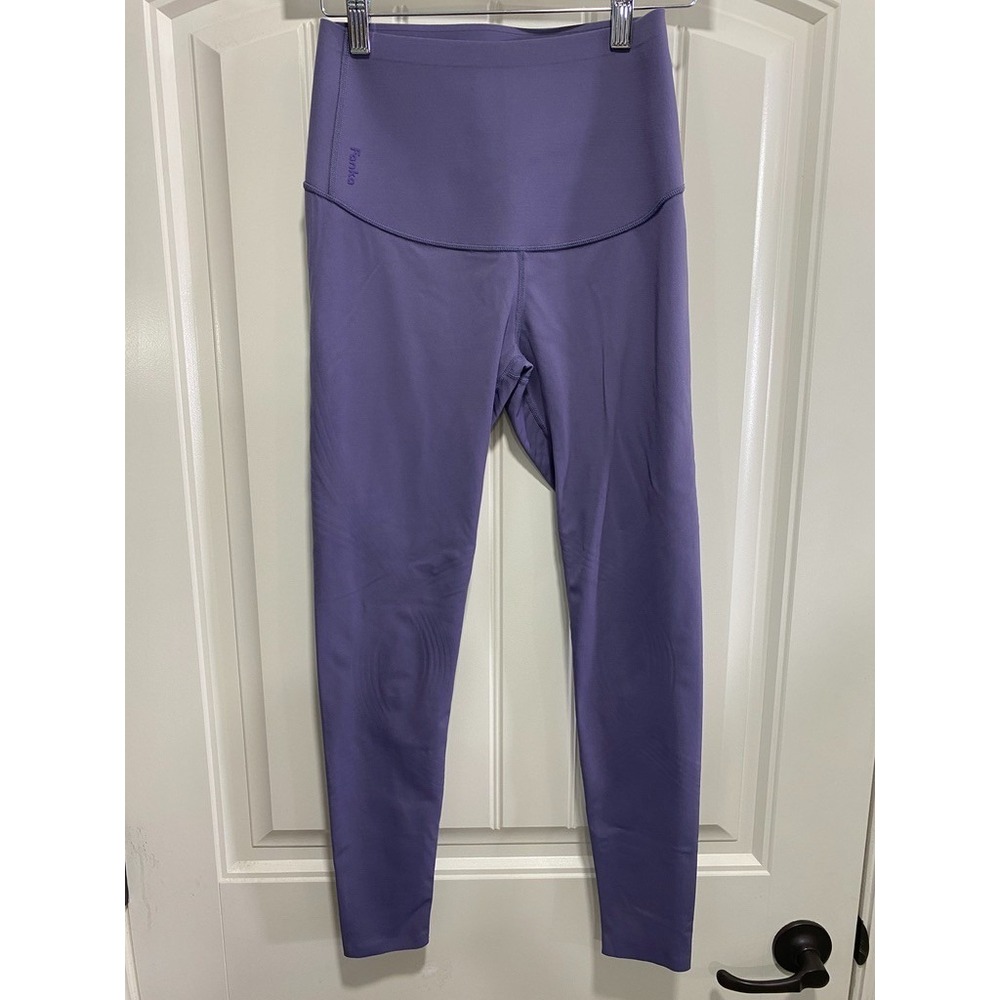 Fanka Leggings Womens M Purple Body Sculpt Compression Butt Lift Crop Athletic